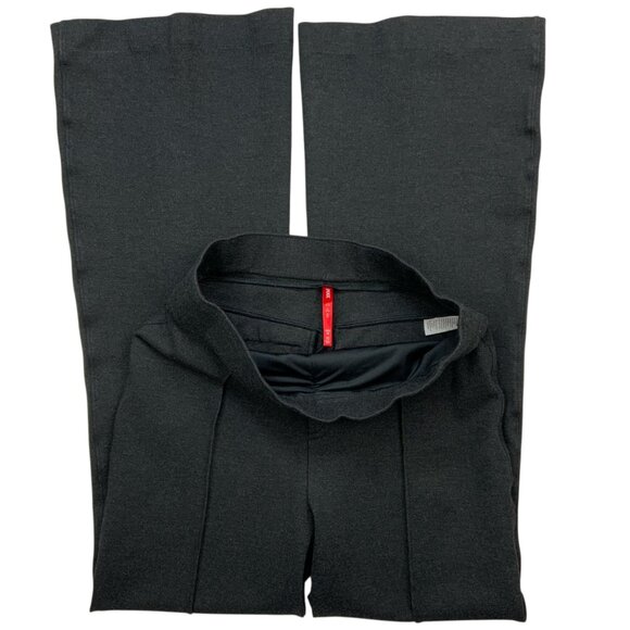 Spanx High Rise Flare Ponte Pant M Dark Gray Pull On Fit Career Fall Fashion - Picture 3 of 12